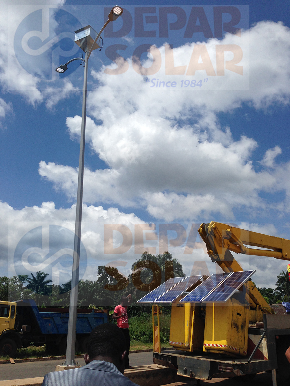 Nijerya Güneş Enerjili Cadde & Otoyol Aydınlatma Projesine start verildi.